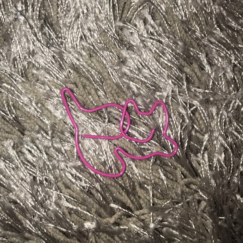 Pink Simba Paperclip